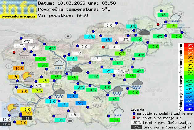 Trenutno vreme Rogaška Slatina