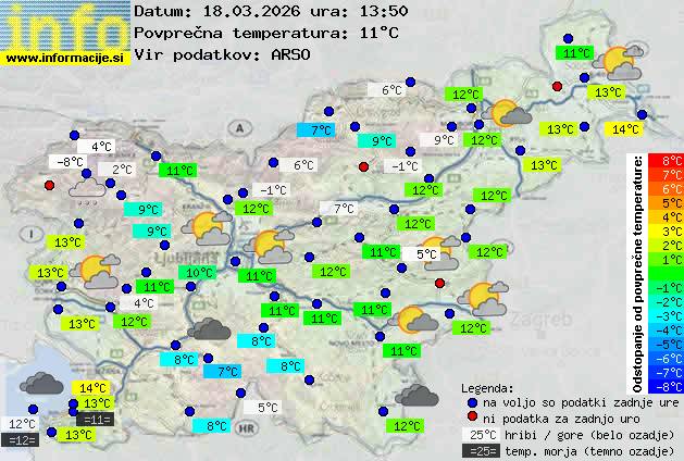 Trenutno vreme Zagorje ob Savi