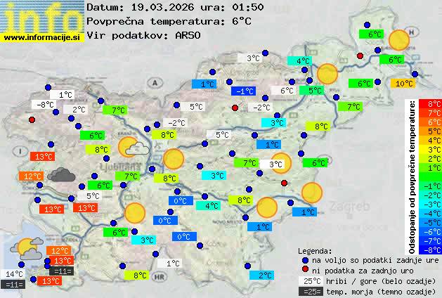 Trenutno vreme Kranj