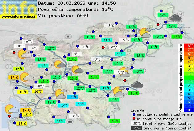 Trenutno vreme Kranjska Gora