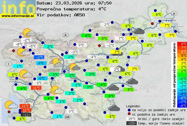 Trenutno vreme Murska Sobota