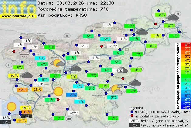 Trenutno vreme Vrhnika