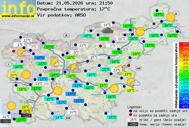 Trenutno vreme Murska Sobota