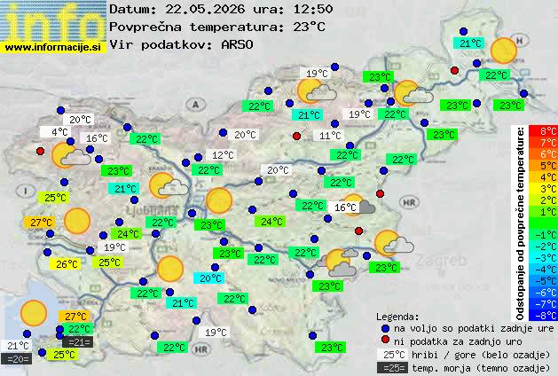 Trenutno vreme Postojna