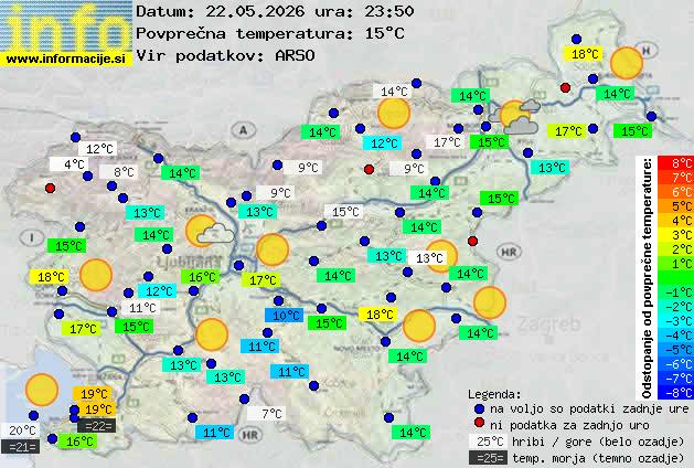 Trenutno vreme Murska Sobota