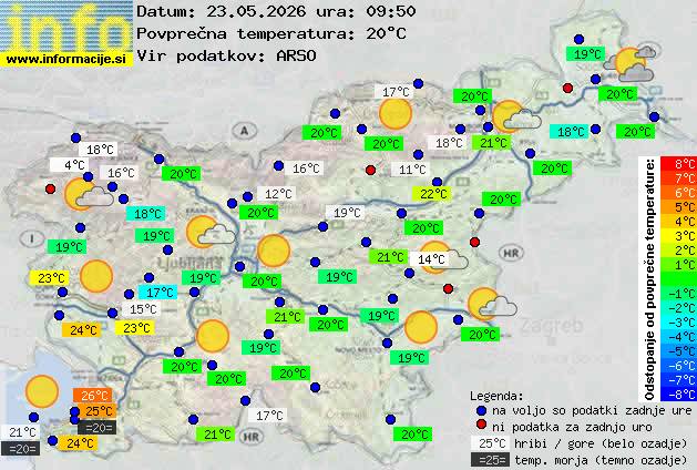 Trenutno vreme Kranj