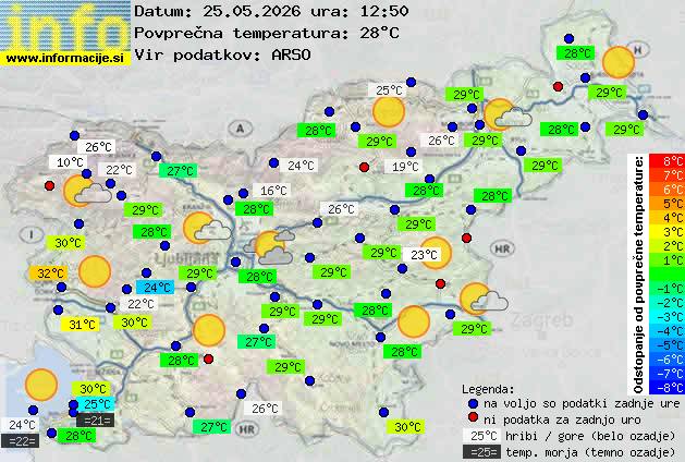 Trenutno vreme Novo mesto