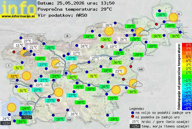 Trenutno vreme Litija