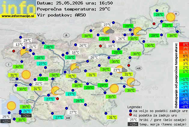 Trenutno vreme Ravne na Koroškem