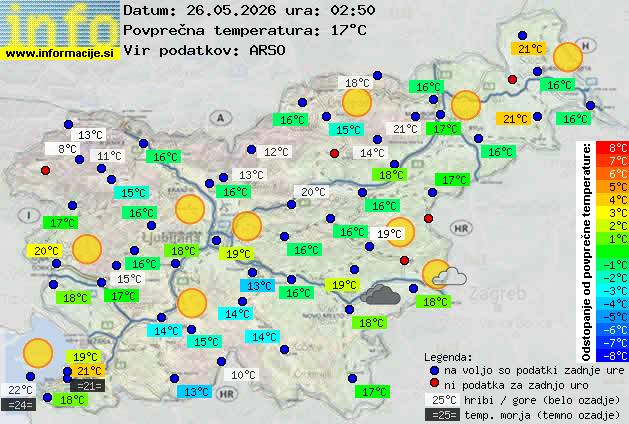 Trenutno vreme Rogaška Slatina
