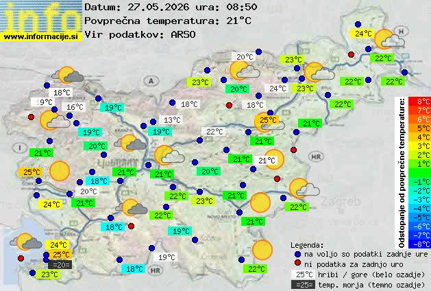Trenutno vreme Murska Sobota