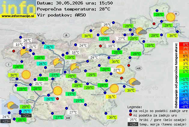 Trenutno vreme Radovljica