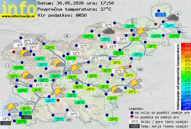 Trenutno vreme Novo mesto