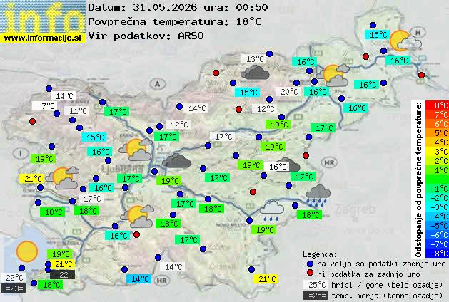 Trenutno vreme Murska Sobota