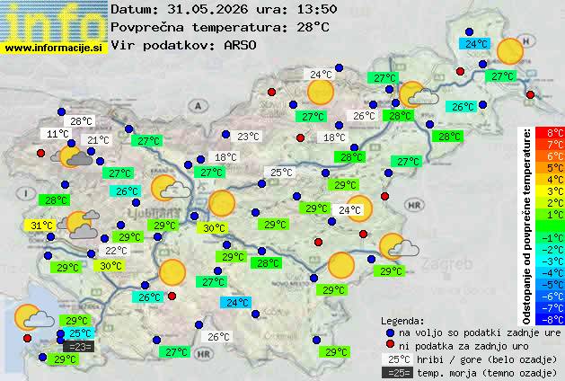 Trenutno vreme Koper