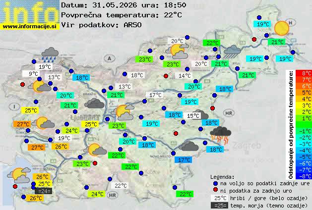Trenutno vreme Murska Sobota