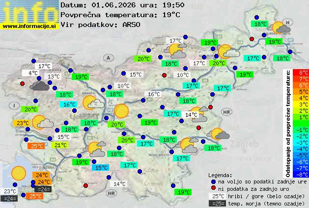 Trenutno vreme Murska Sobota