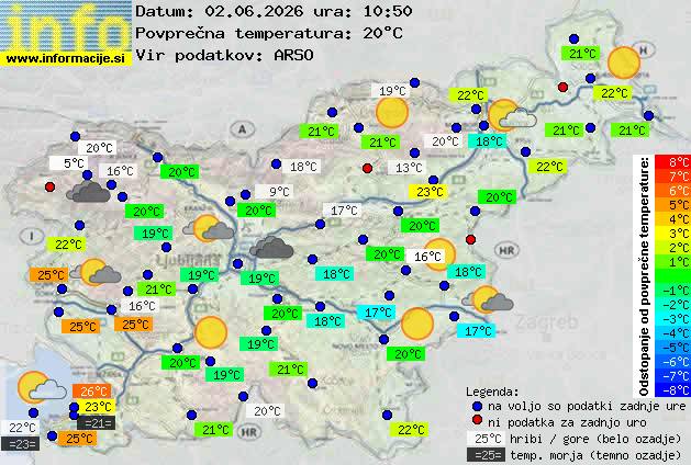 Trenutno vreme Bled
