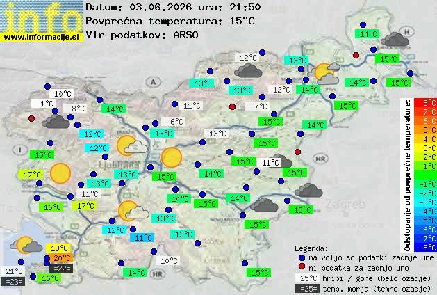 Trenutno vreme Vrhnika