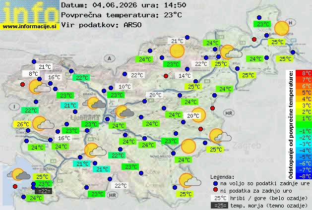 Aktuelles Wetter Vrhnika