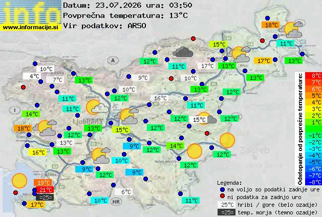 Trenutno vreme Murska Sobota