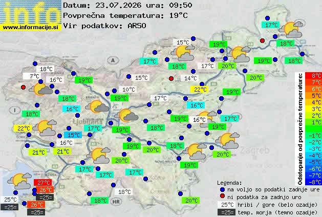 Trenutno vreme Velenje