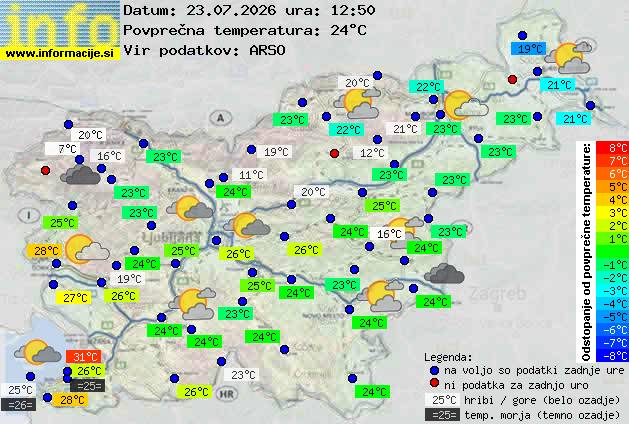 Trenutno vreme Murska Sobota