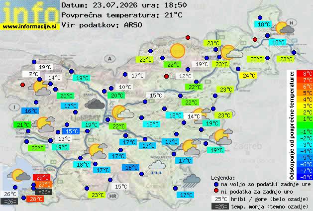Trenutno vreme Kranjska Gora