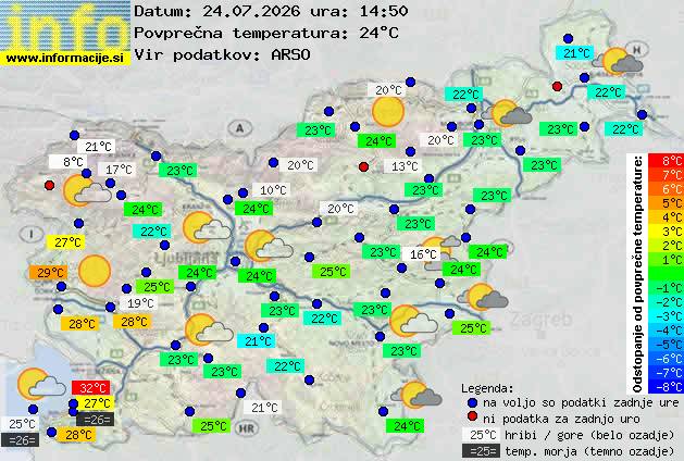 Trenutno vreme Ljubljana