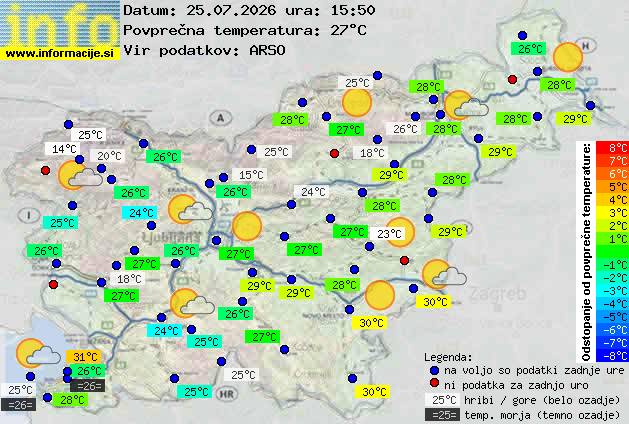 Trenutno vreme Postojna