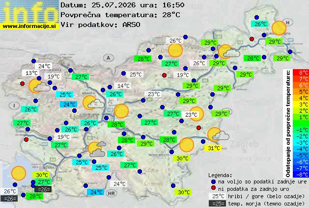 Trenutno vreme Koper