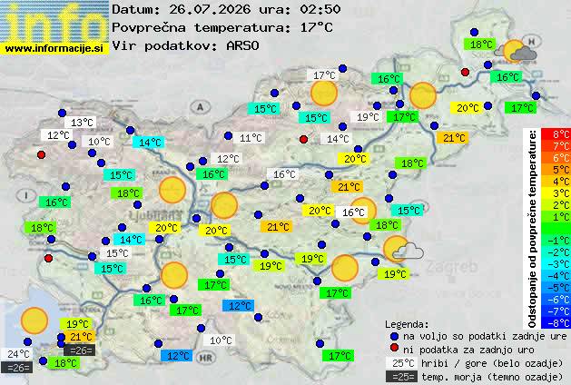 Trenutno vreme Slovenj Gradec