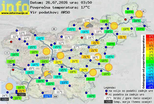 Trenutno vreme Škofja Loka