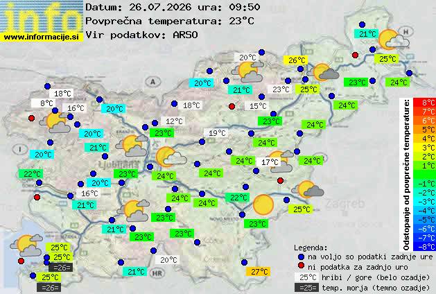 Trenutno vreme Škofja Loka