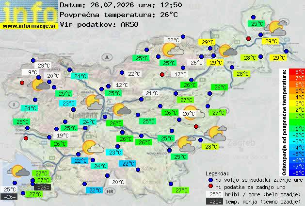 Trenutno vreme Kranjska Gora