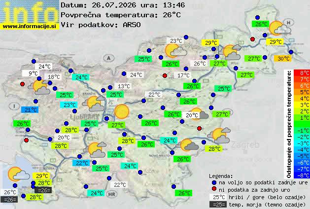 Trenutno vreme Slovenska Bistrica