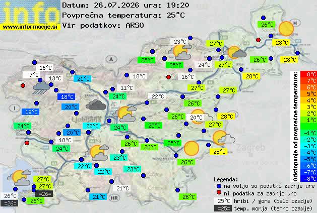 Trenutno vreme Jesenice