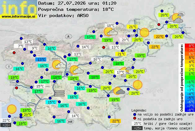 Trenutno vreme Sežana