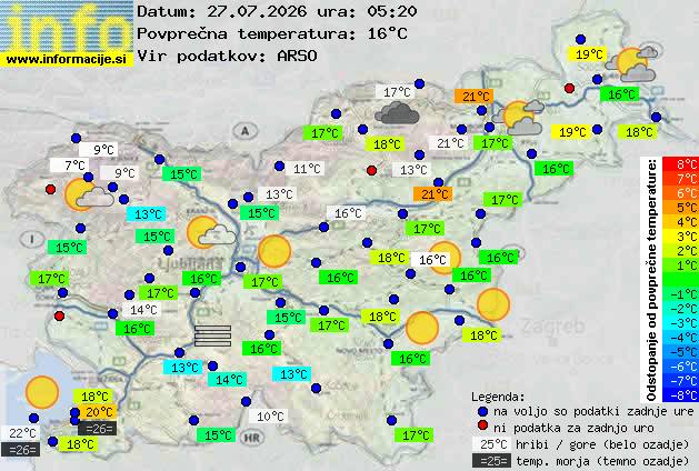 Trenutno vreme Logatec