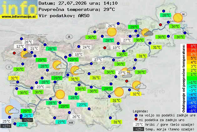 Trenutno vreme Zagorje ob Savi