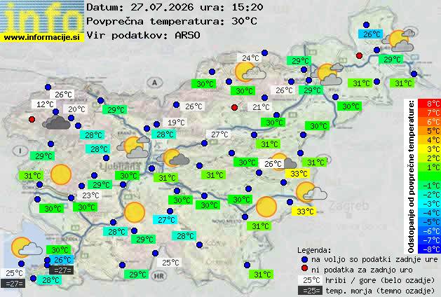 Trenutno vreme Zagorje ob Savi