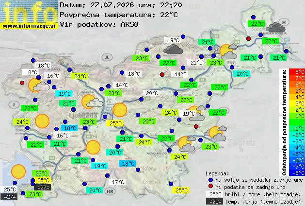 Trenutno vreme Kranjska Gora