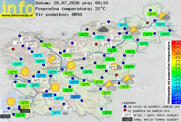 Trenutno vreme Velenje