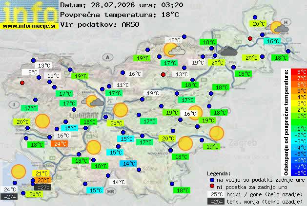 Trenutno vreme Vrhnika
