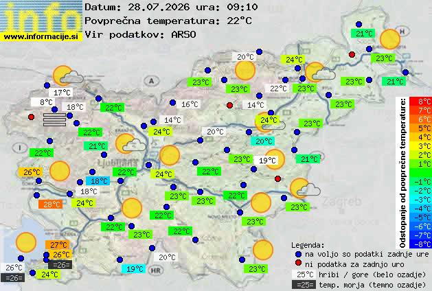 Trenutno vreme Trbovlje
