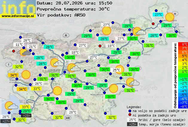 Trenutno vreme Škofja Loka