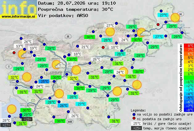 Trenutno vreme Rogaška Slatina