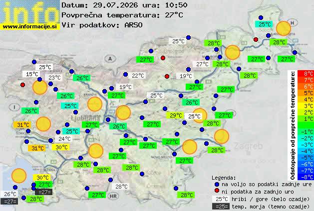 Trenutno vreme Postojna