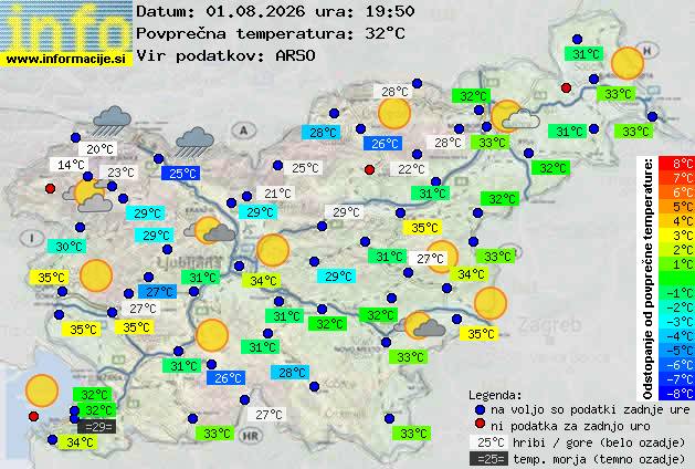 Trenutno vreme Jesenice
