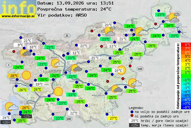 Trenutno vreme Logatec